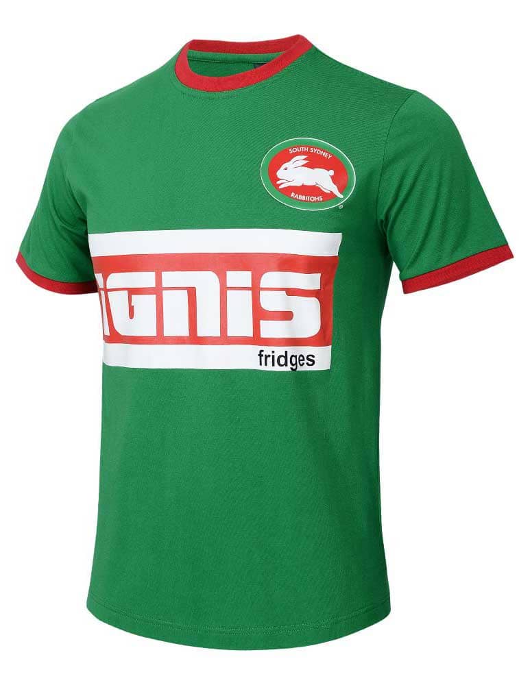 South Sydney Rabbitohs 1984 NRL Mens Retro Tee South Sydney Rabbitohs 1984 NRL Mens Retro Tee