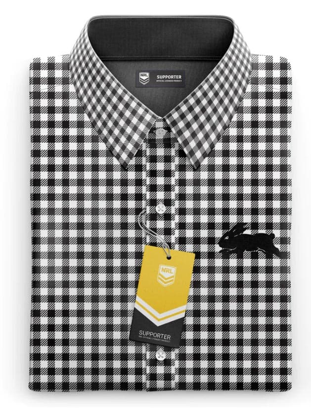 South Sydney Rabbitohs NRL Mens Dawson Business Shirt South Sydney Rabbitohs NRL Mens Dawson Business Shirt