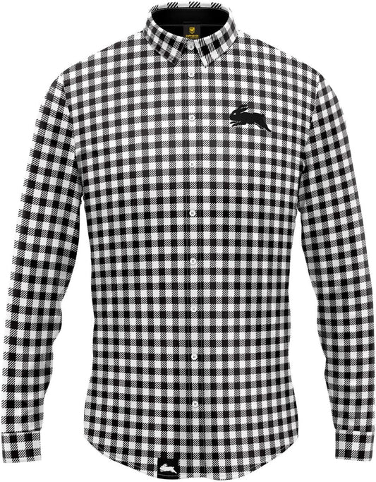 South Sydney Rabbitohs NRL Mens Dawson Business Shirt South Sydney Rabbitohs NRL Mens Dawson Business Shirt