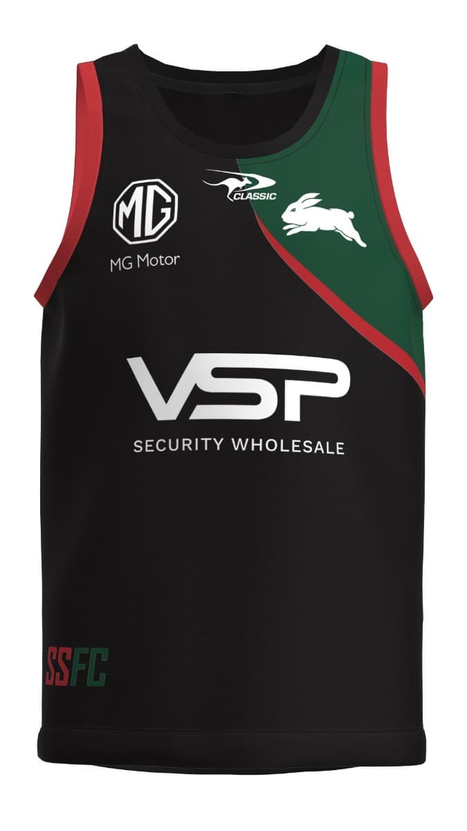 South Sydney Rabbitohs 2023 NRL Black Training Singlet