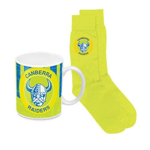 Canberra Raiders NRL Heritage Mug and Sock Pack