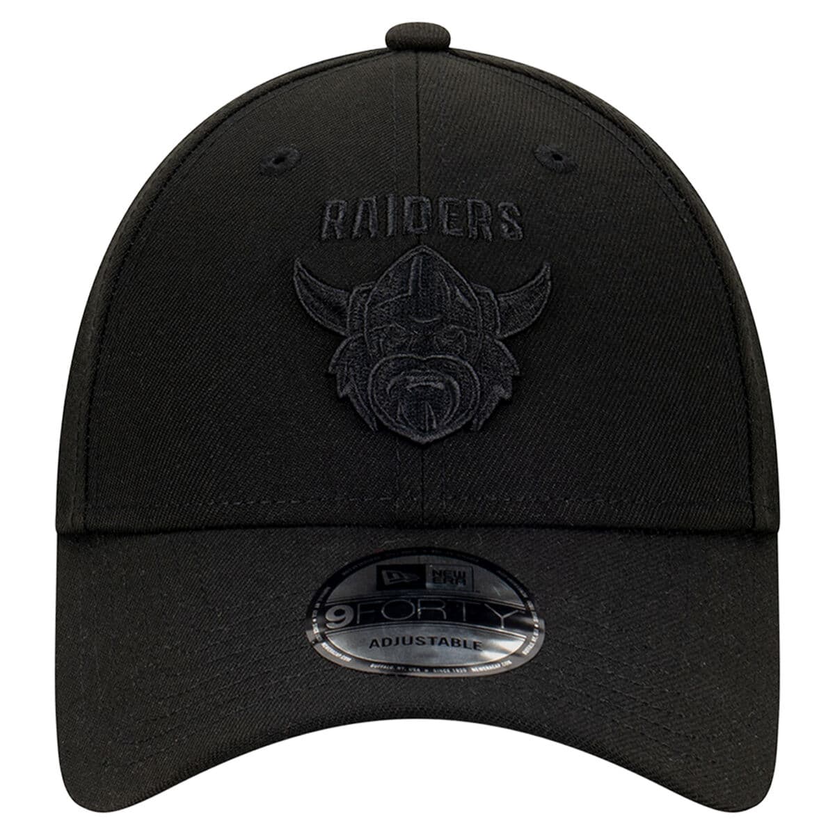 Canberra Raiders NRL Black on Black 9Forty Snapback Cap