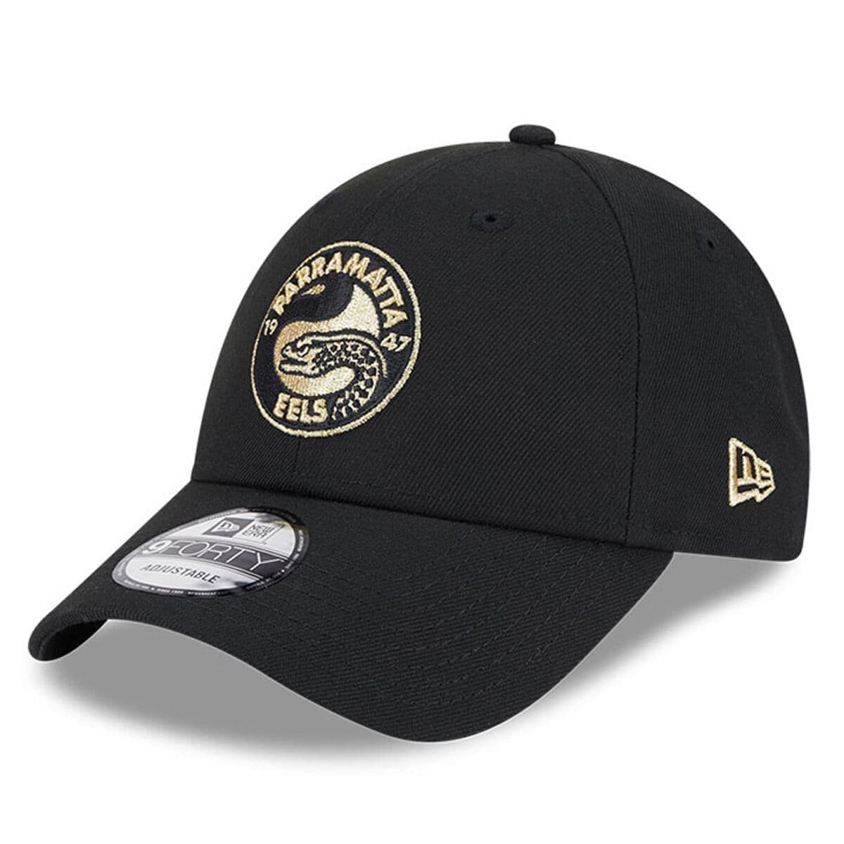 Parramatta Eels 2025 NRL New Era Gold 9Forty Snap Cap