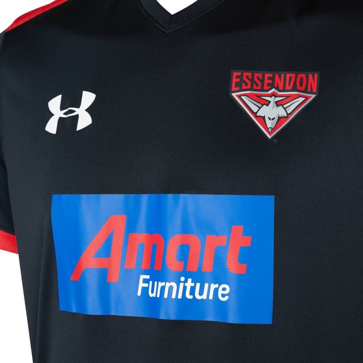 Essendon Bombers AFL Black Training Shirt