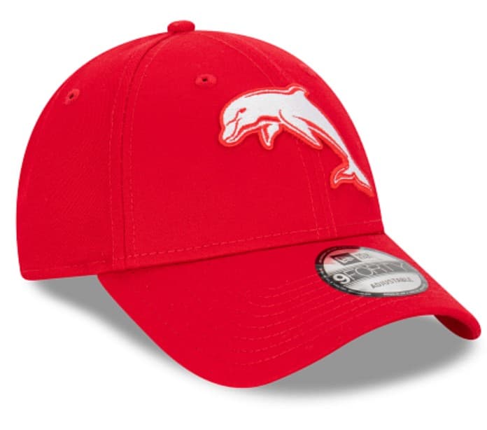 Redcliffe Dolphins NRL Scarlet 9FORTY Cloth Strap Cap Redcliffe Dolphins NRL Scarlet 9FORTY Cloth Strap Cap