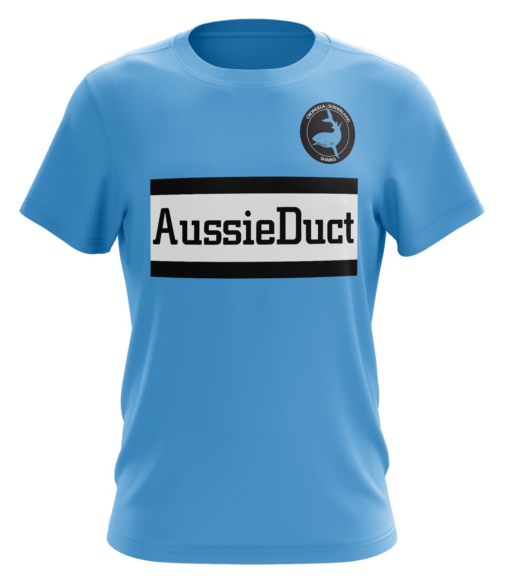 Cronulla Sharks NRL Mens Cotton Retro Tee