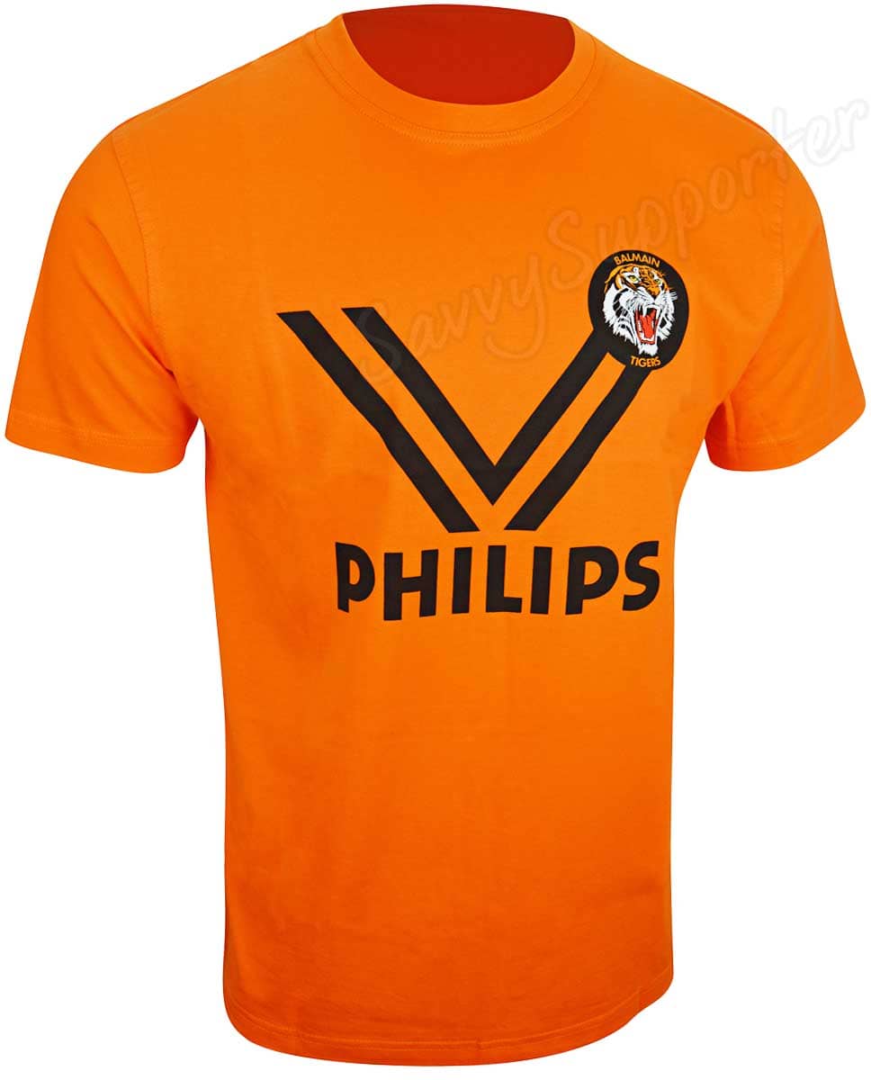 Balmain Tigers NRL 1989 Mens Cotton Retro Tee