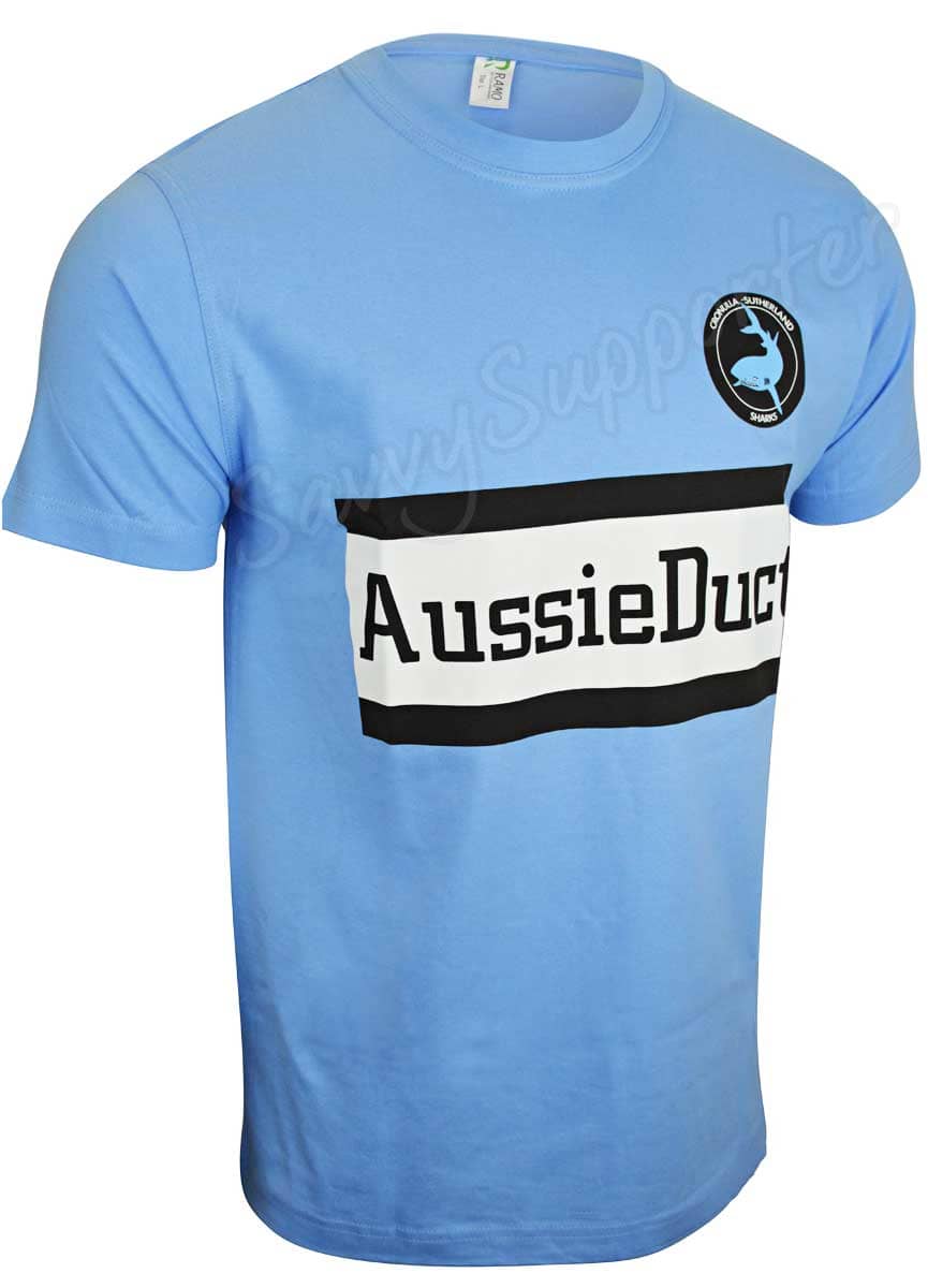Cronulla Sharks NRL Mens Cotton Retro Tee