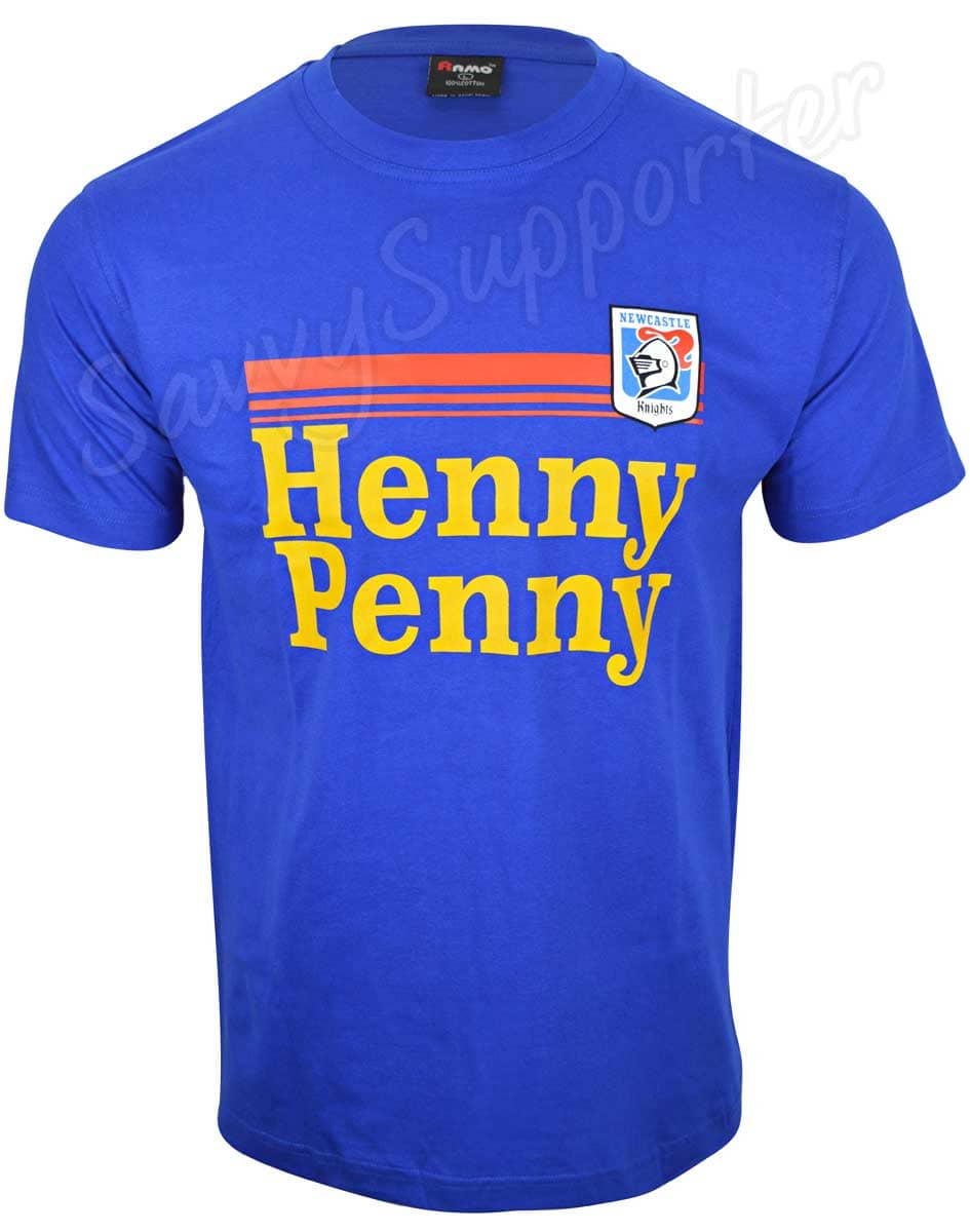 Newcastle Knights NRL Mens 1988 Cotton Retro Tee