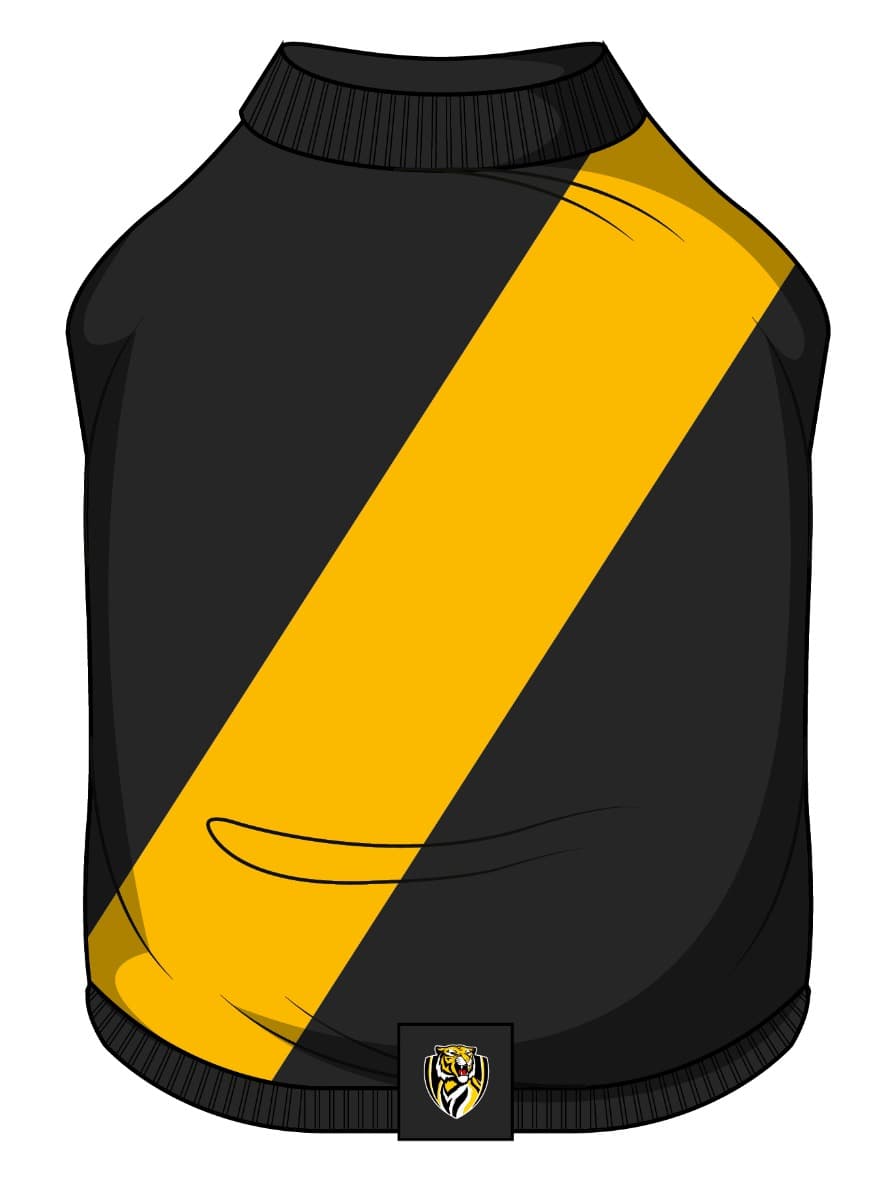 Richmond Tigers AFL Dog Coat Jumper Guernsey