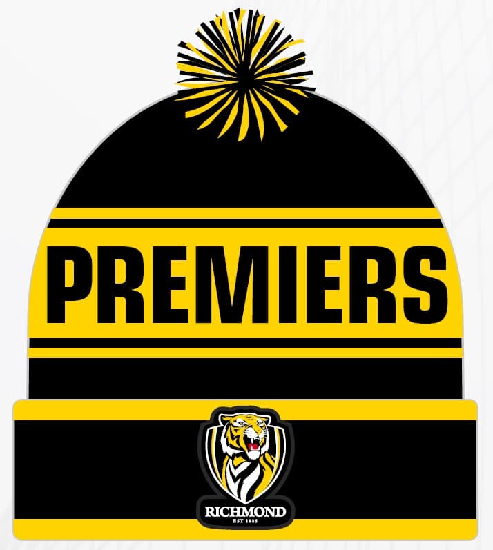 Richmond Tigers 2020 AFL Premiers Beanie