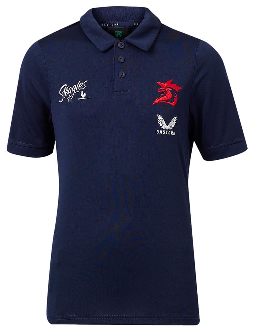 Sydney Roosters 2024 NRL Mens Players Polo Shirt