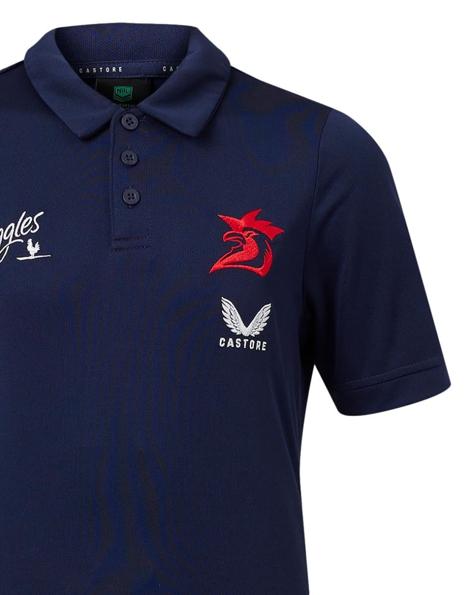 Sydney Roosters 2024 NRL Mens Players Polo Shirt