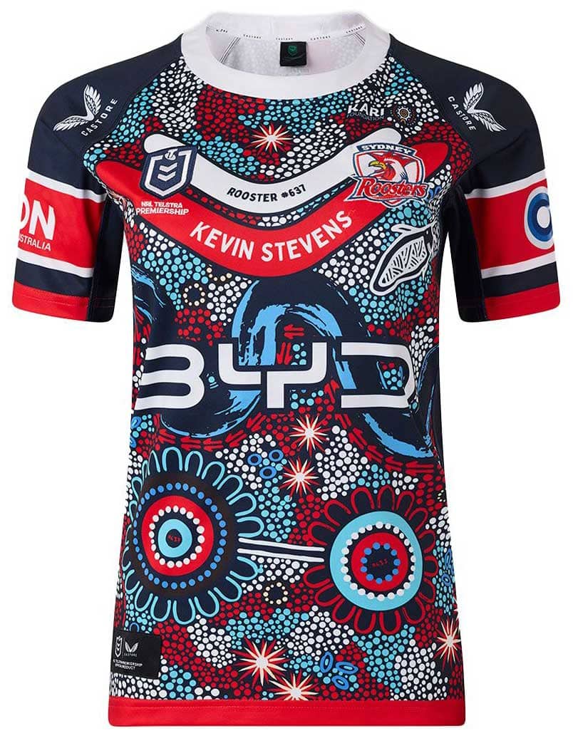Sydney Roosters 2025 NRL Ladies Indigenous Jersey