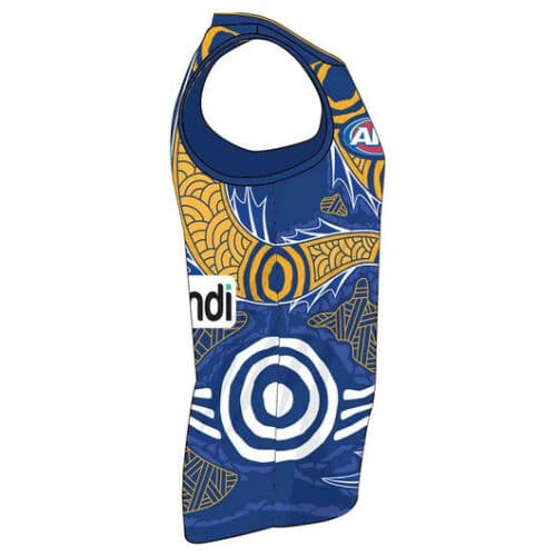 West Coast Eagles AFL Mens Indigenous Guernsey