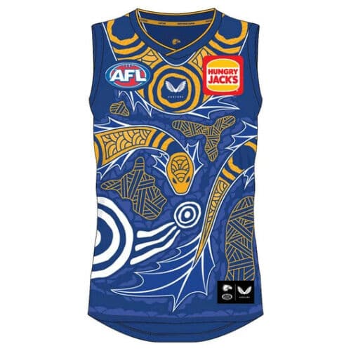 West Coast Eagles AFL Mens Indigenous Guernsey
