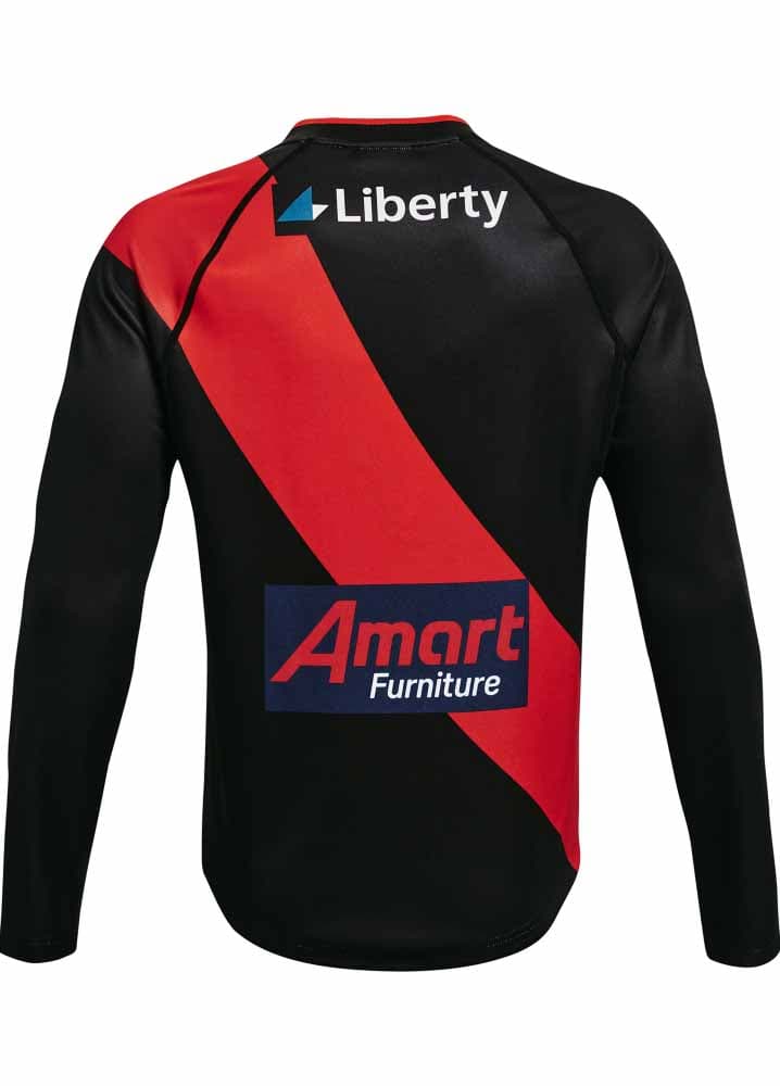 Essendon Bombers AFL Mens Long Sleeve Home Guernsey