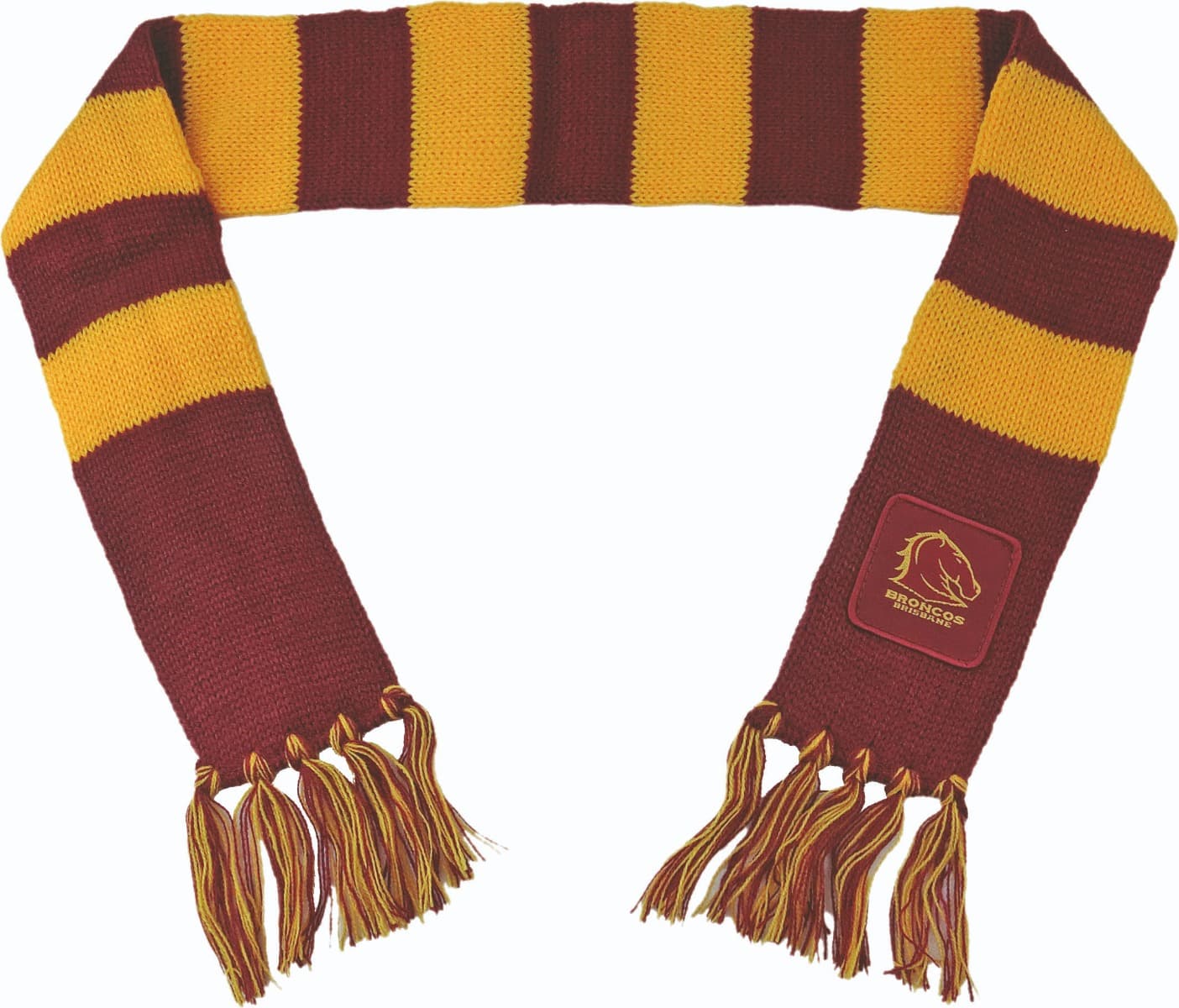 Brisbane Broncos NRL Baby Beanie and Scarf Combo