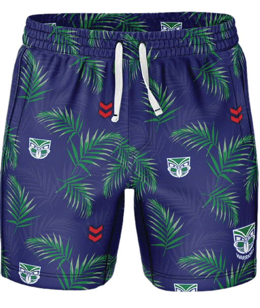 New Zealand Warriors NRL Mens Volley Shorts