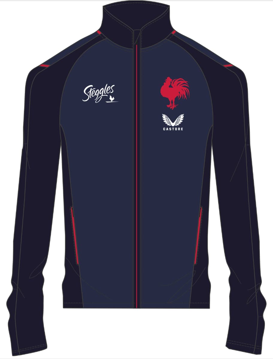 Sydney Roosters NRL Mens Navy Travel Jacket