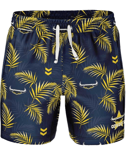 North Queensland Cowboys NRL Mens Volley Shorts North Queensland Cowboys NRL Mens Volley Shorts