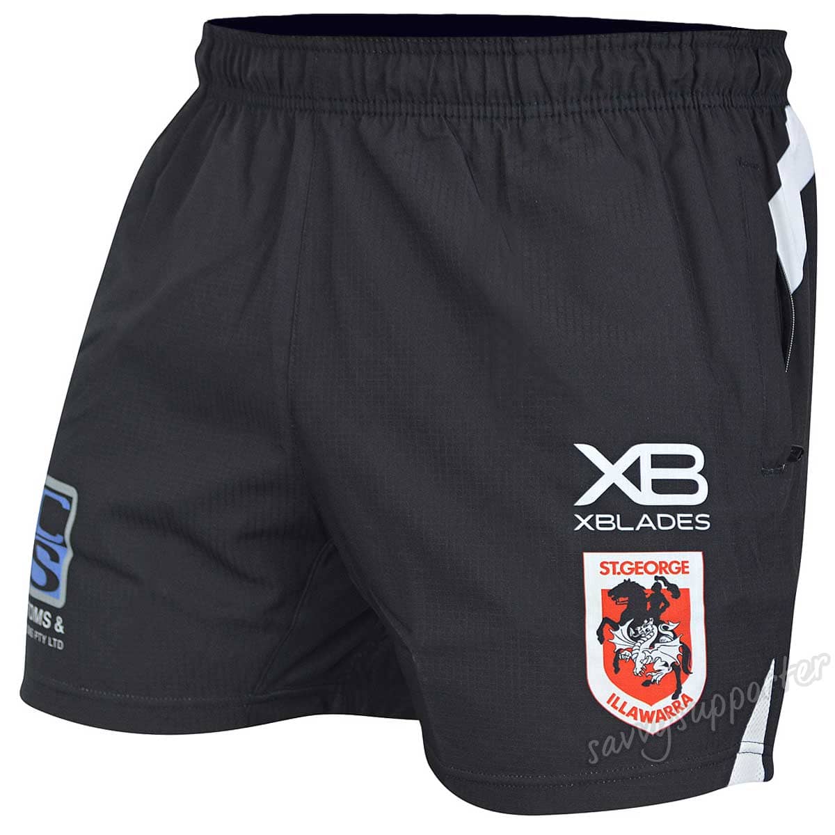 St George Dragons NRL Kids Training Shorts SIZE 8 SALE