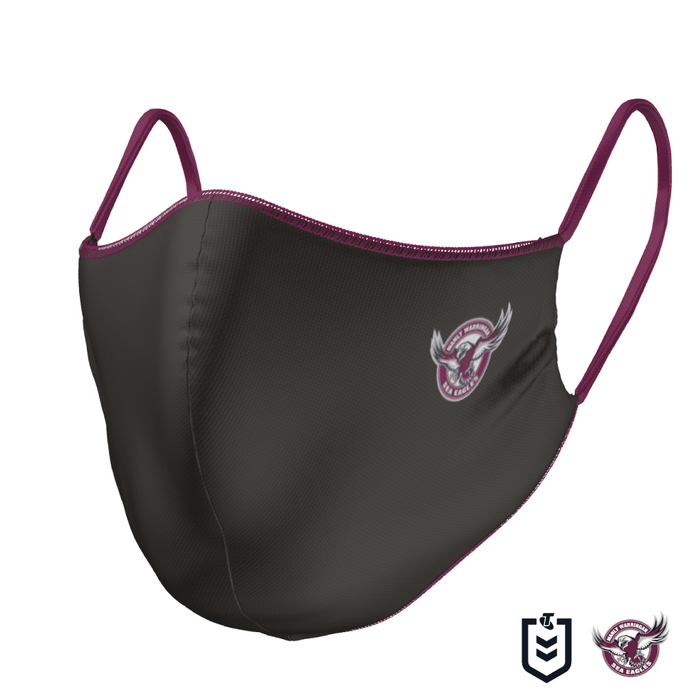 Manly Sea Eagles NRL Reversible Face Mask