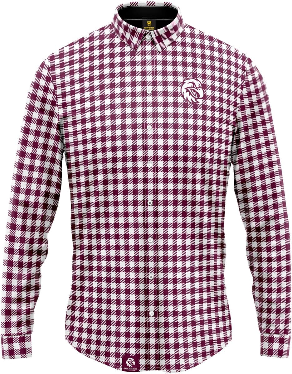 Manly Sea Eagles NRL Mens Dawson Business Shirt