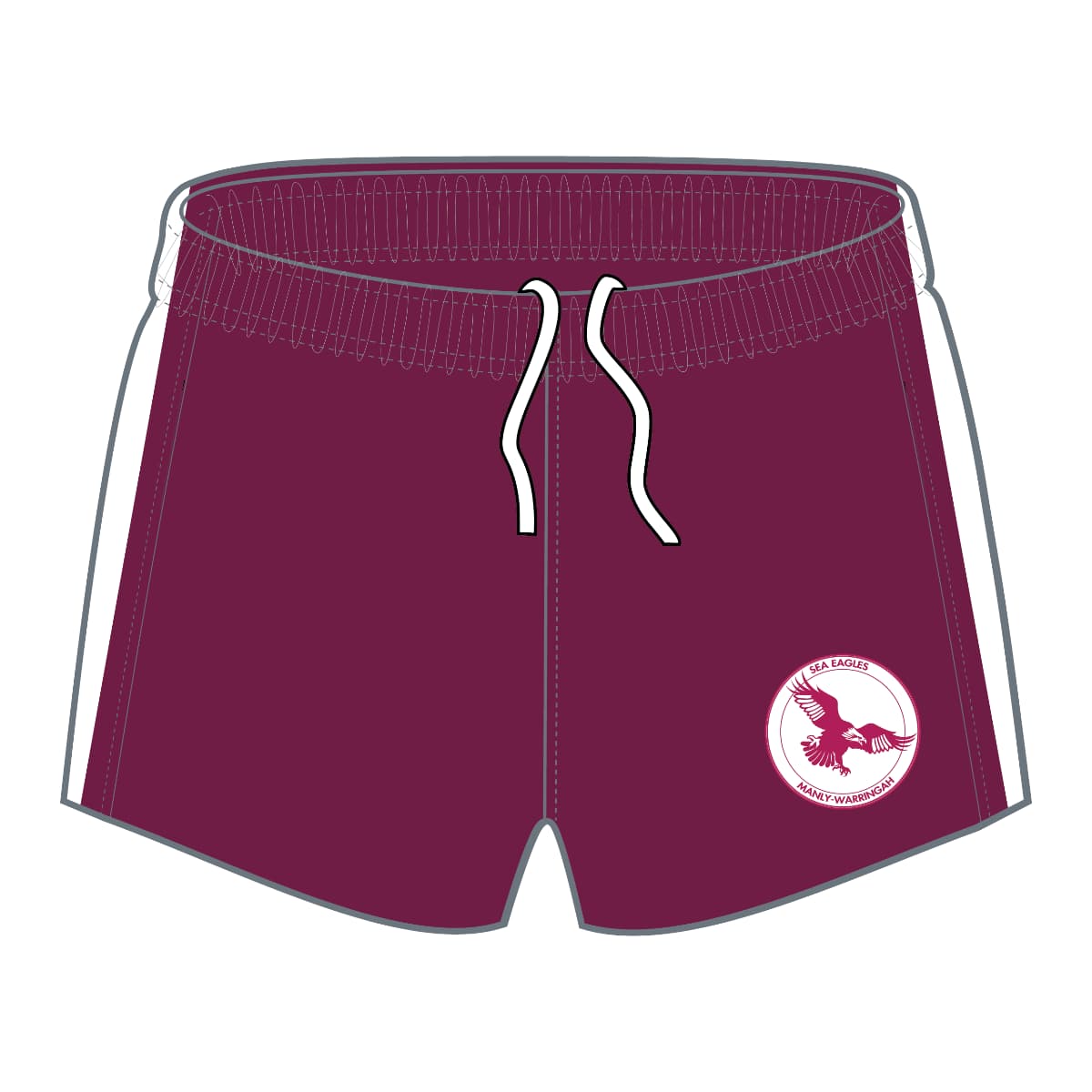 Manly Sea Eagles NRL Retro Footy Shorts