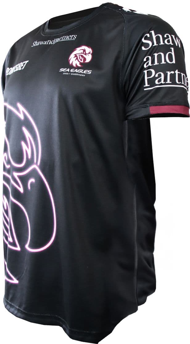 Manly Sea Eagles 2024 NRL Mens Warm Up Shirt