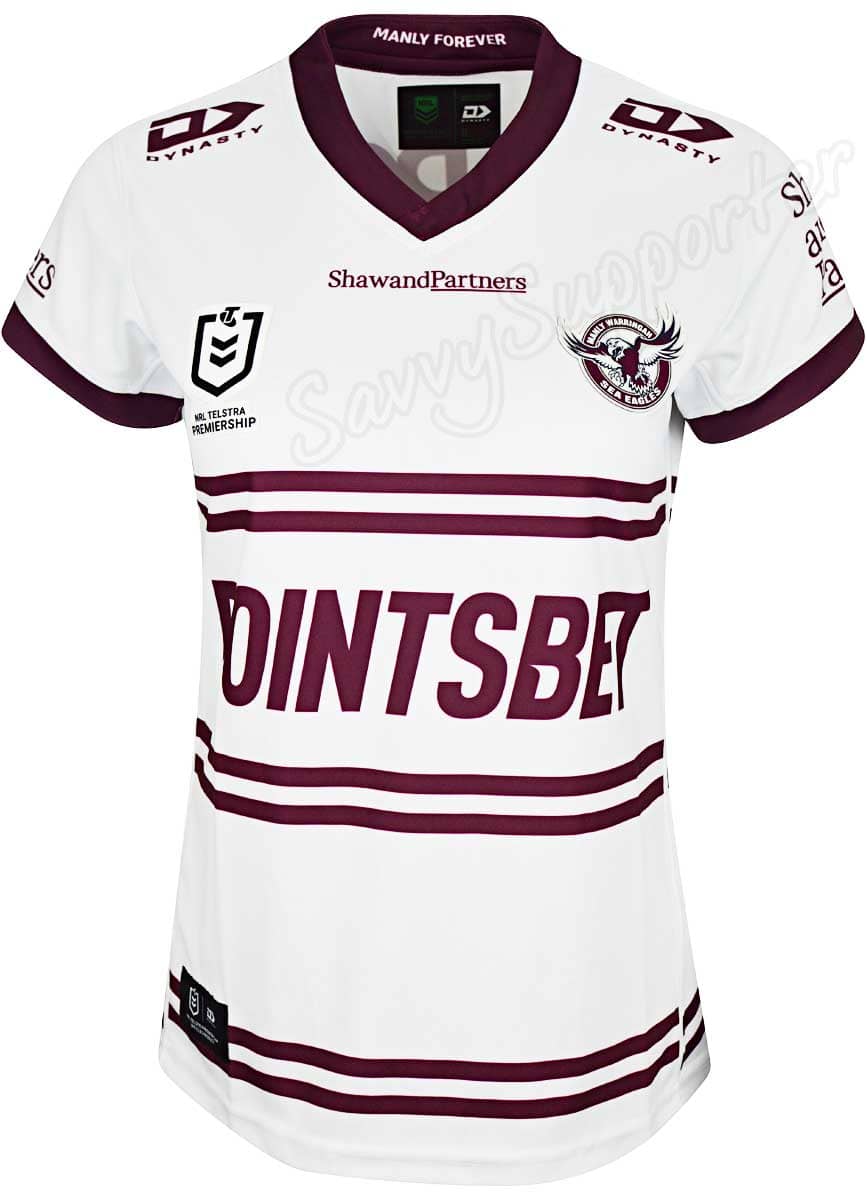 Manly Sea Eagles NRL Ladies Away Jersey