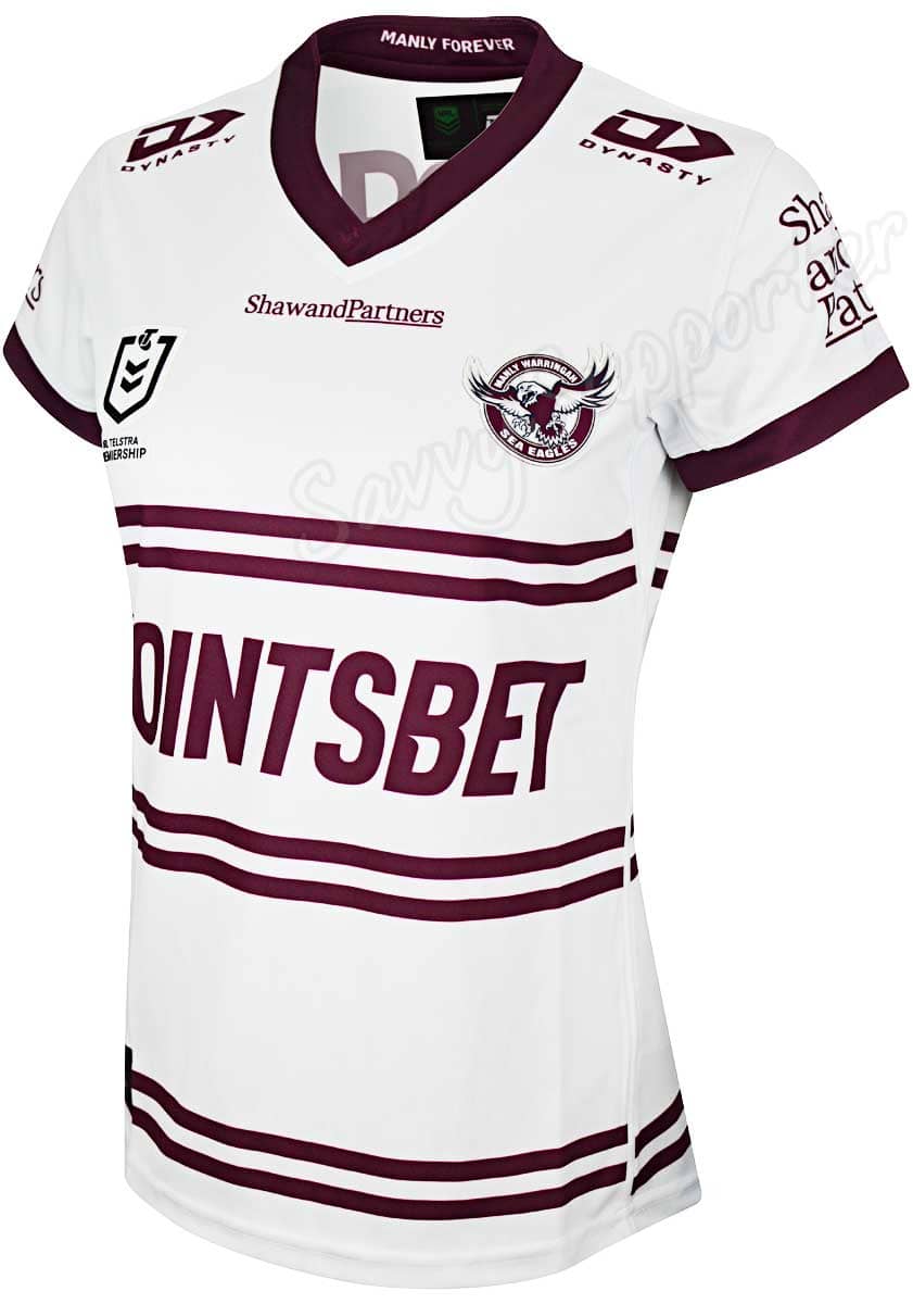 Manly Sea Eagles NRL Ladies Away Jersey