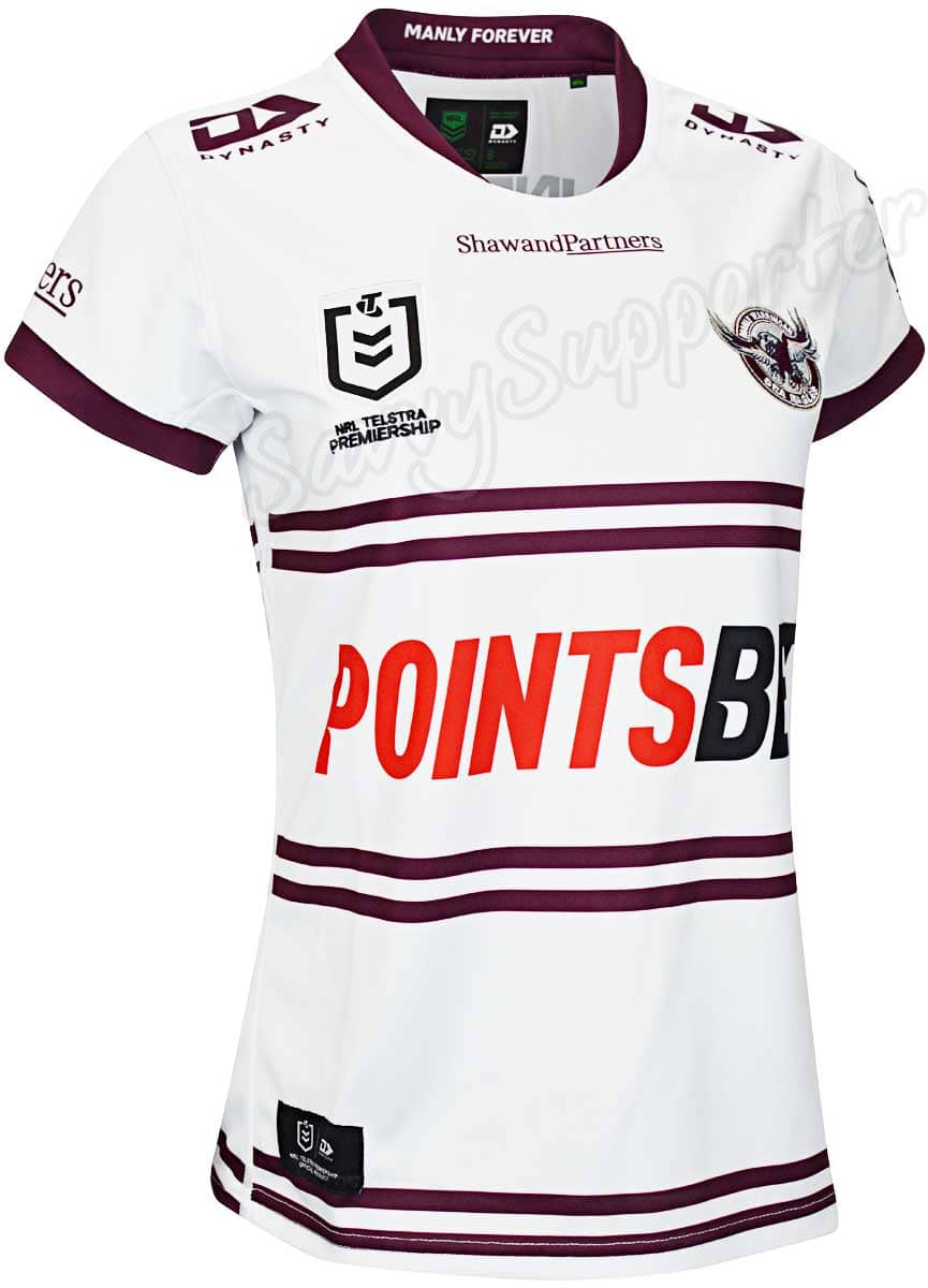 Manly Sea Eagles 2023 NRL Ladies Away Jersey