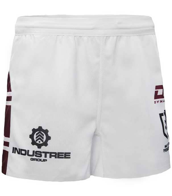 Manly Sea Eagles NRL Mens White Home Shorts