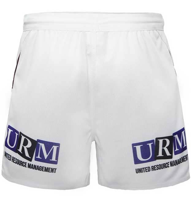 Manly Sea Eagles NRL Mens White Home Shorts