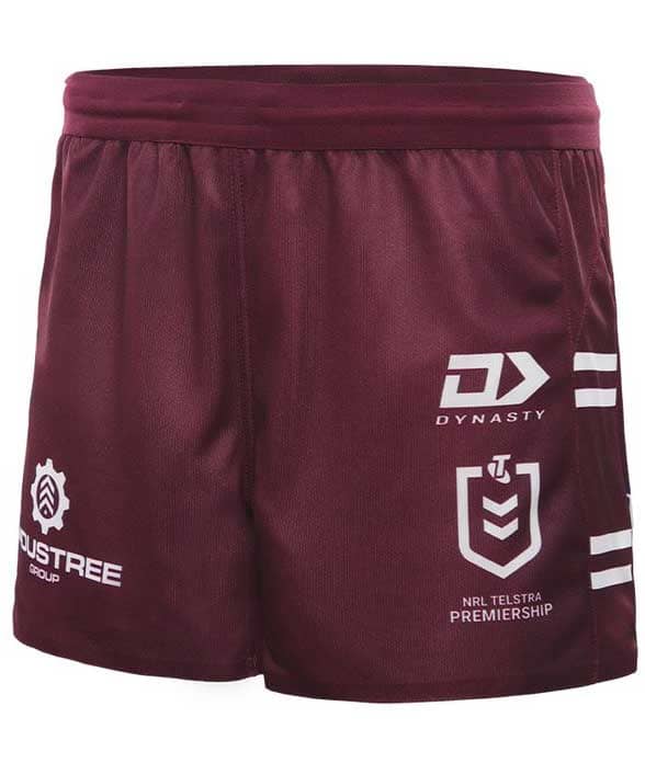 Manly Sea Eagles NRL Mens Maroon Away Shorts