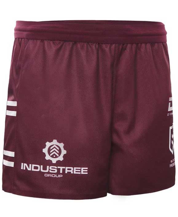 Manly Sea Eagles NRL Mens Maroon Away Shorts