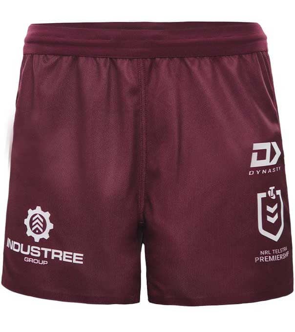 Manly Sea Eagles NRL Mens Maroon Away Shorts