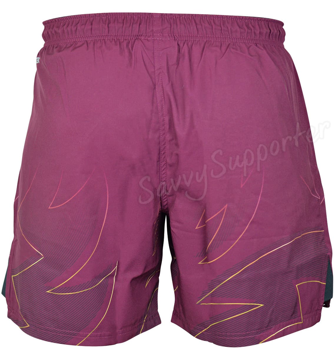 Manly Sea Eagles 2025 NRL Mens Maroon Gym Shorts
