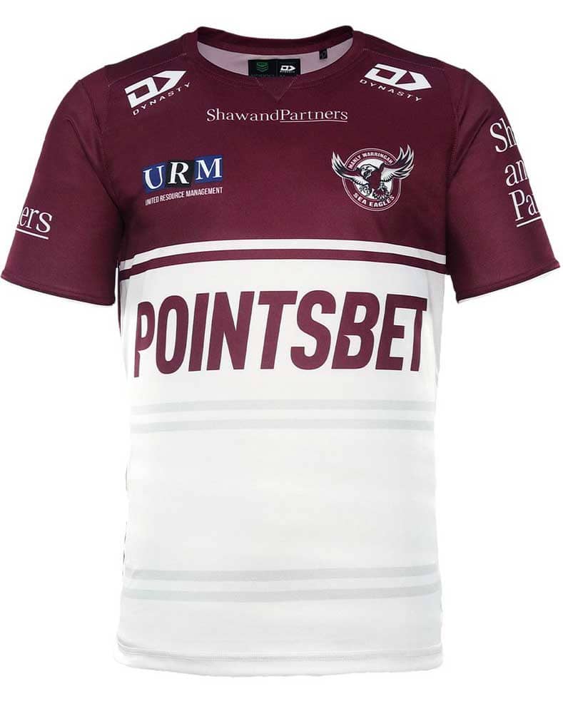 Manly Sea Eagles NRL Mens Warm Up Training Tee