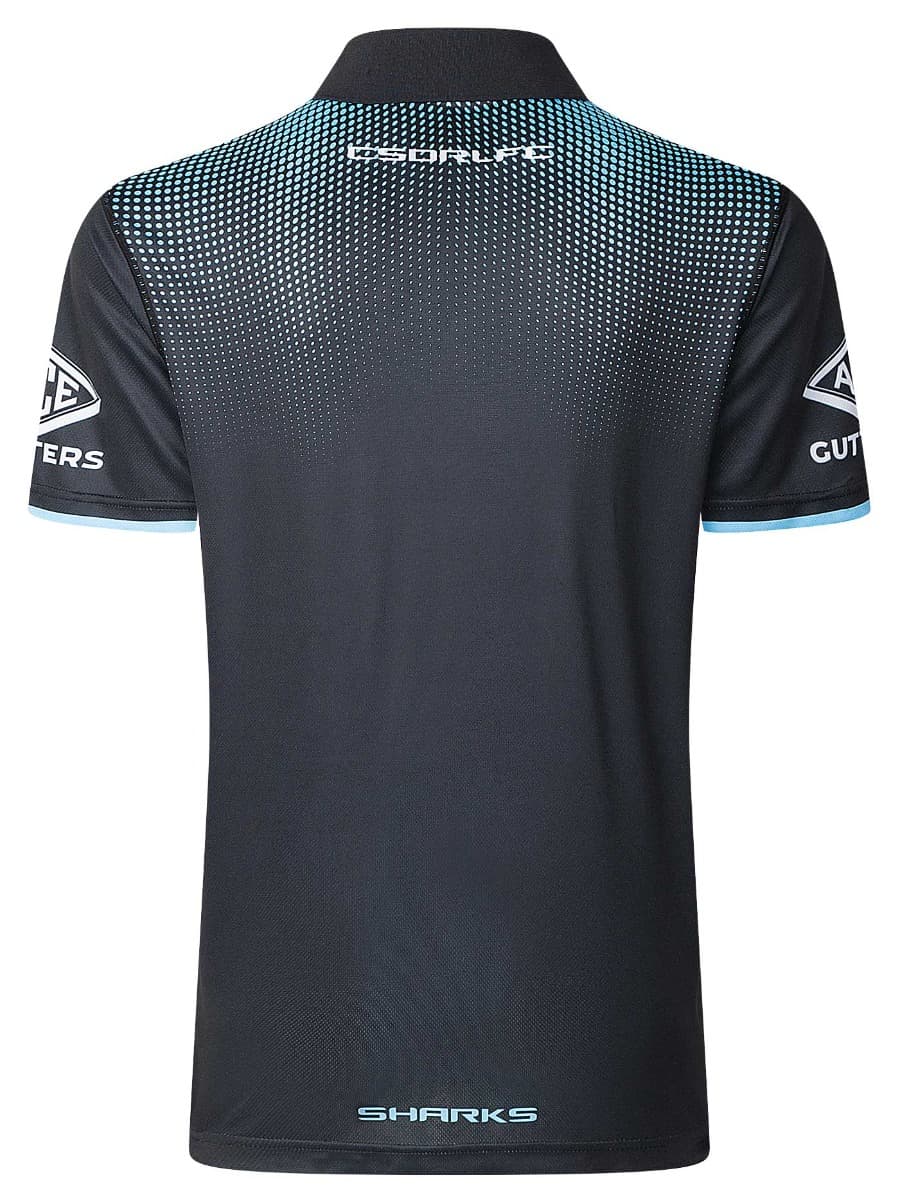 Cronulla Sharks 2025 NRL Mens Media Polo Shirt