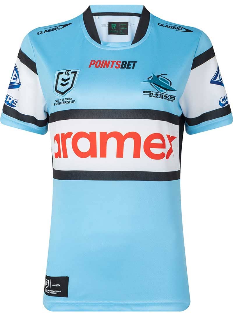 Cronulla Sharks 2023 NRL Ladies Home Jersey