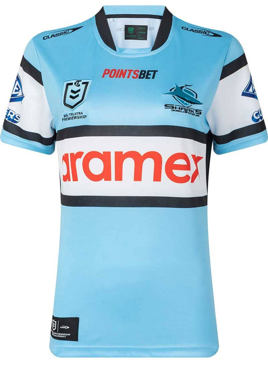Cronulla Sharks 2023 NRL Ladies Home Jersey