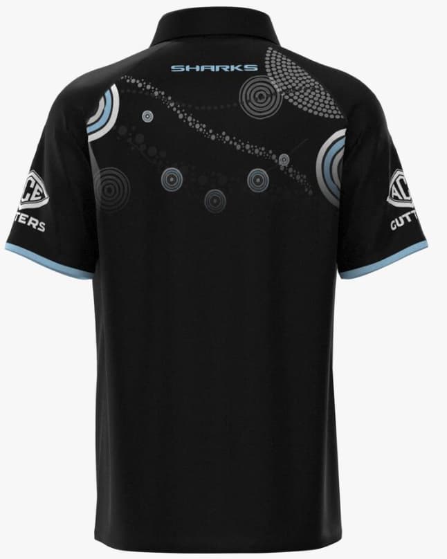 Cronulla Sharks 2023 NRL Mens Indigenous Polo Shirt