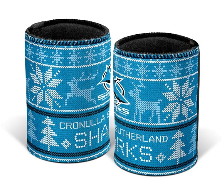 Cronulla Sharks NRL Christmas Can Cooler Cronulla Sharks NRL Christmas Can Cooler