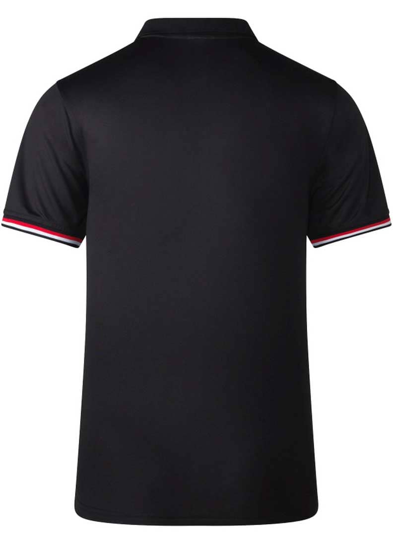 St Kilda Saints AFL Mens Black Media Polo Shirt