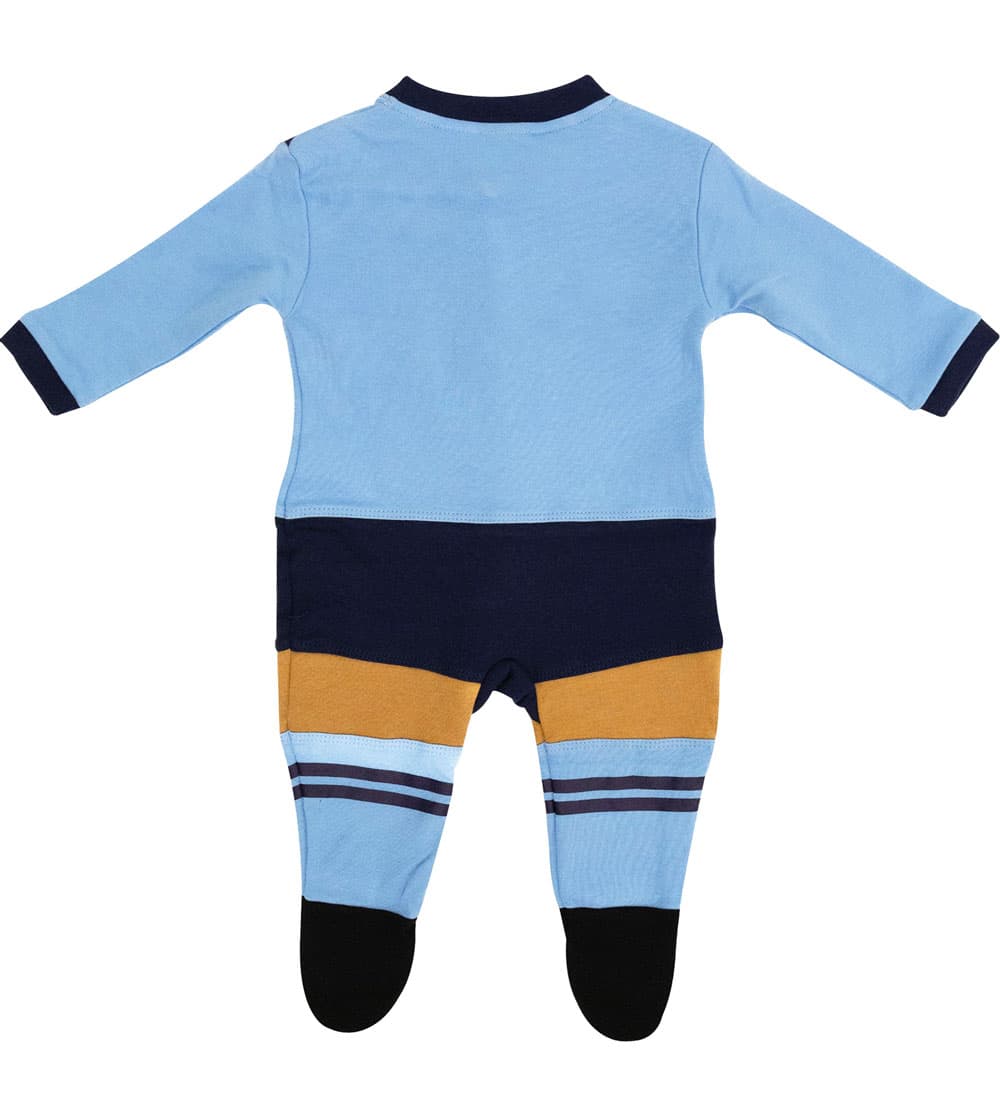 NSW State of Origin NRL Infant Zip Footysuit