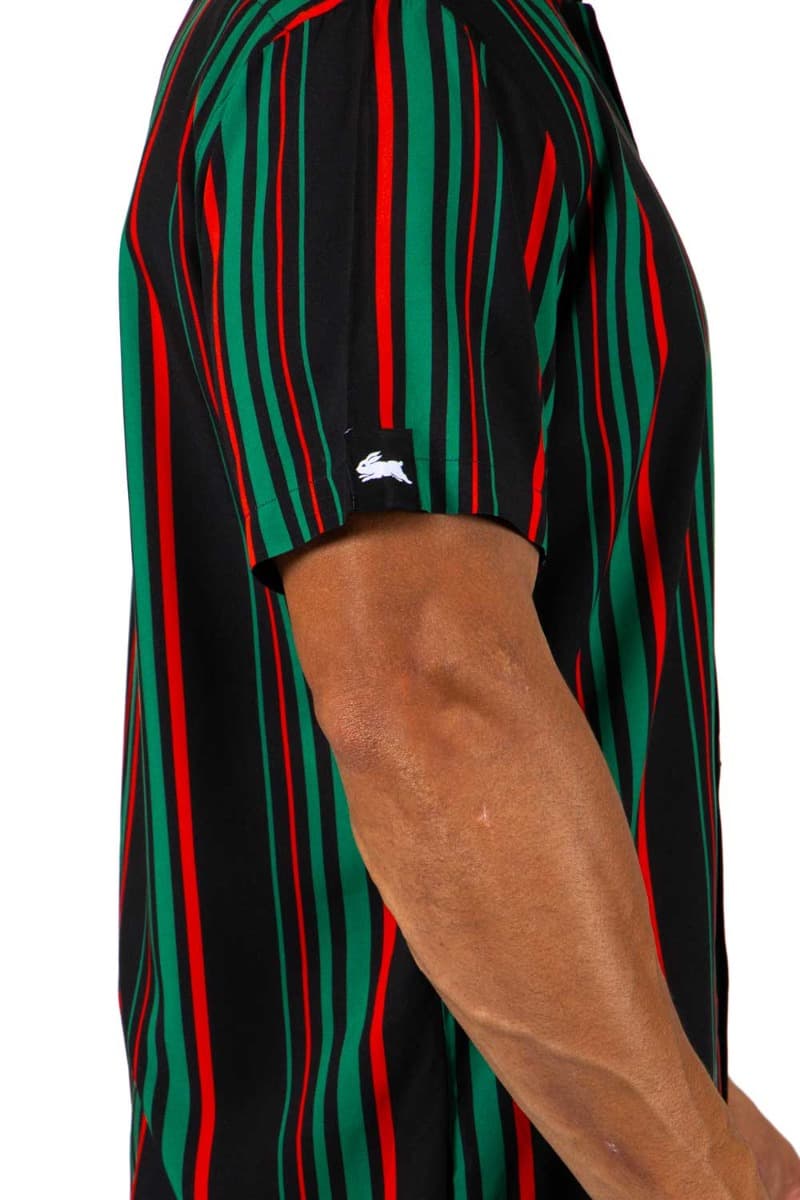 South Sydney Rabbitohs 2025 NRL Mens Sorrento Party Shirt South Sydney Rabbitohs 2025 NRL Mens Sorrento Party Shirt