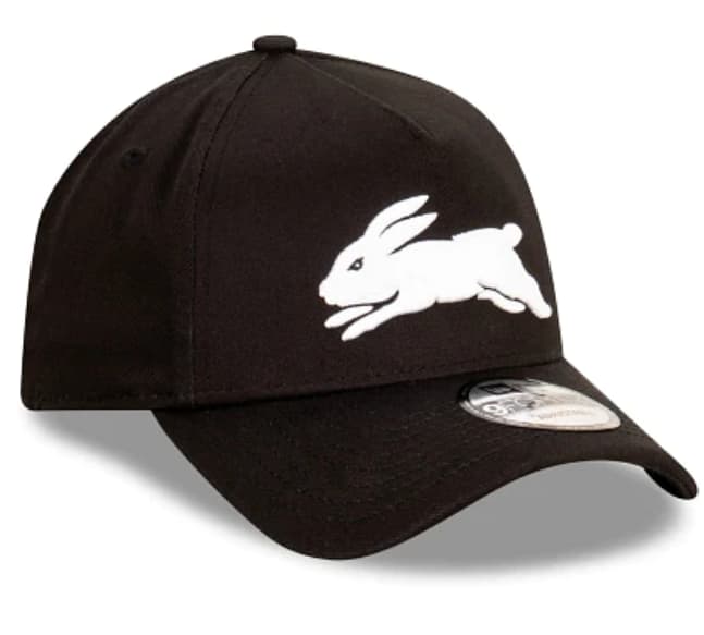 South Sydney Rabbitohs Black 9FORTY A-Frame Snapback Cap