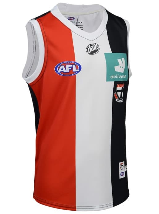 St Kilda Saints Kids AFL Home Guernsey